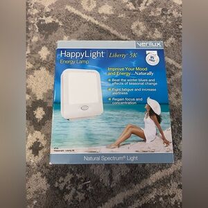 Verilux HappyLight Liberty 5K Energy Lamp - White/Blue Packaging